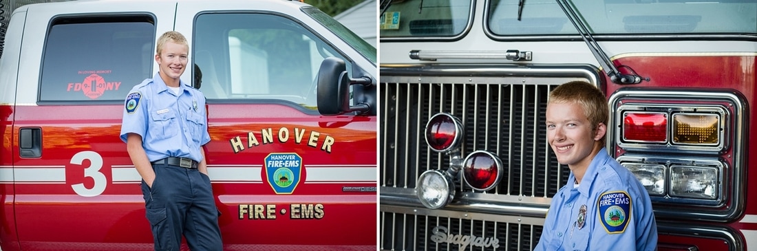 Fire EMS Senior Portraits Mechanicsville VA