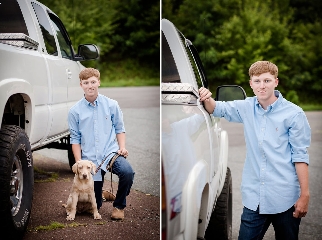 Senior Guy Pictures with Puppy